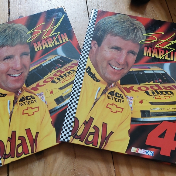 2 Sterling Marlin NASCAR Racing Notebook Nascar Vintage - Picture 1 of 4